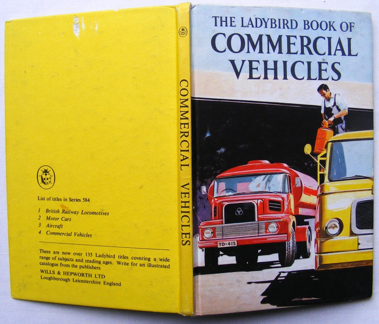 Ladybird Book – Commercial Vehicles-Recognition Series 584-Good/VGC +FREE COVER+