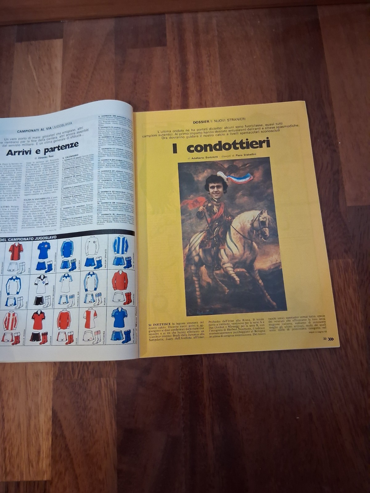GUERIN SPORTIVO AUGUST 1982 SOCRATES, THE 1982-83 SERIE A + POSTER PASSARELLA!