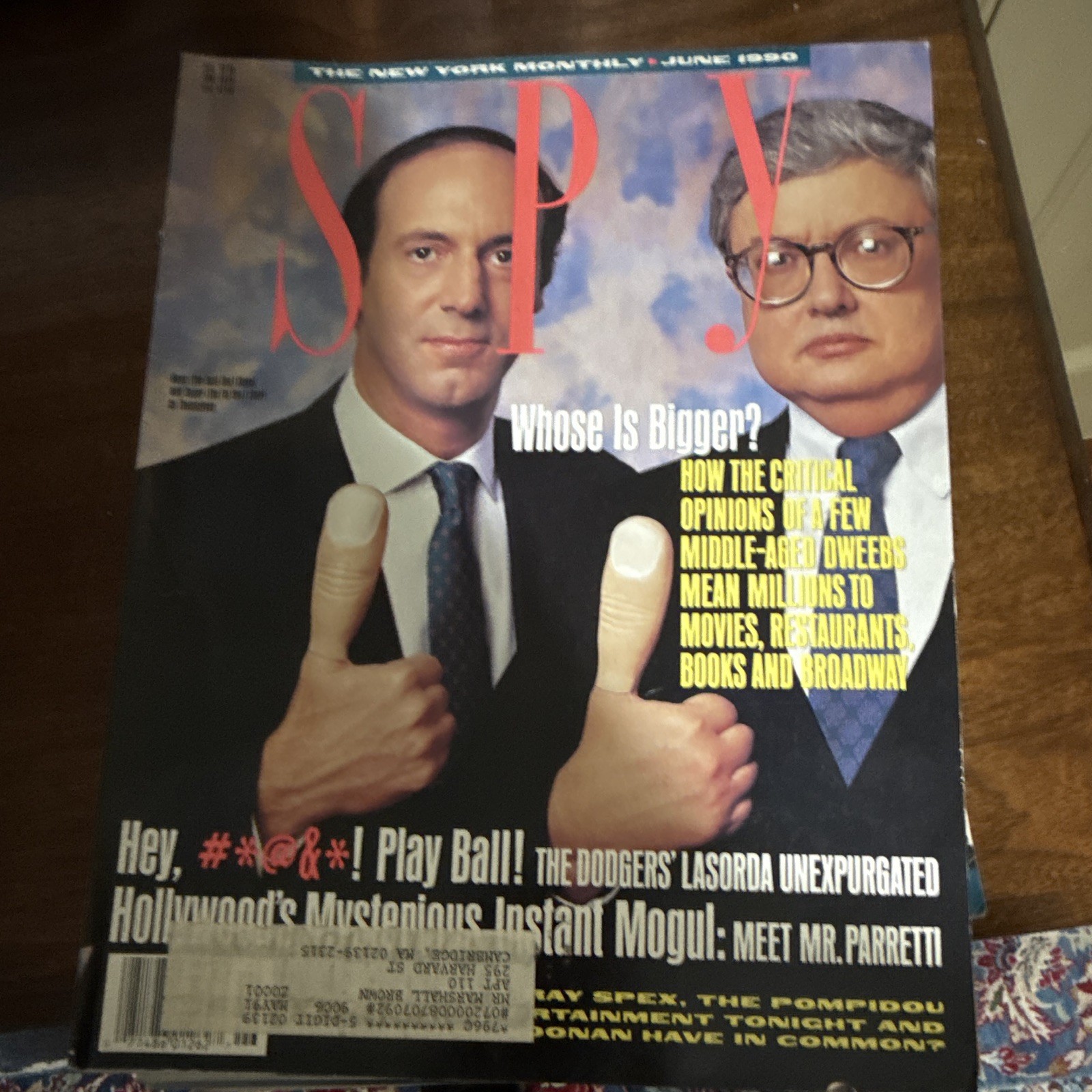 SPY Magazine Feb/May/Jun/Jul/Aug 1990 English Illustrated Monthly NY Monthly