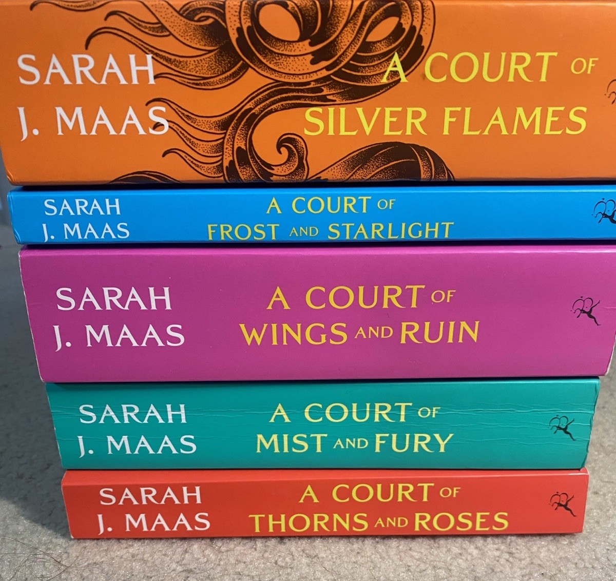 Sarah J Maas A Court of Thorns and Roses Set 5 Books ACOTAR Series Paperback