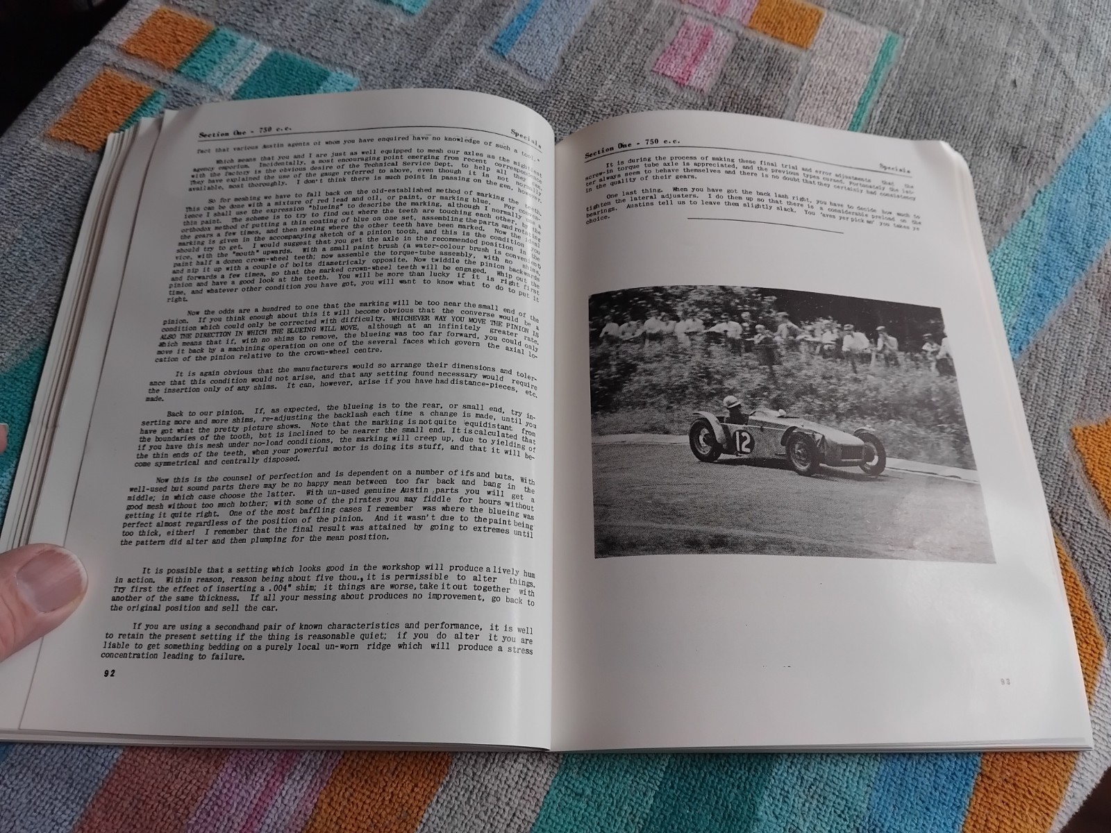 Special Builders Guide 750 Motor Club VGC Trials Race Austin Seven Ford 10 1172