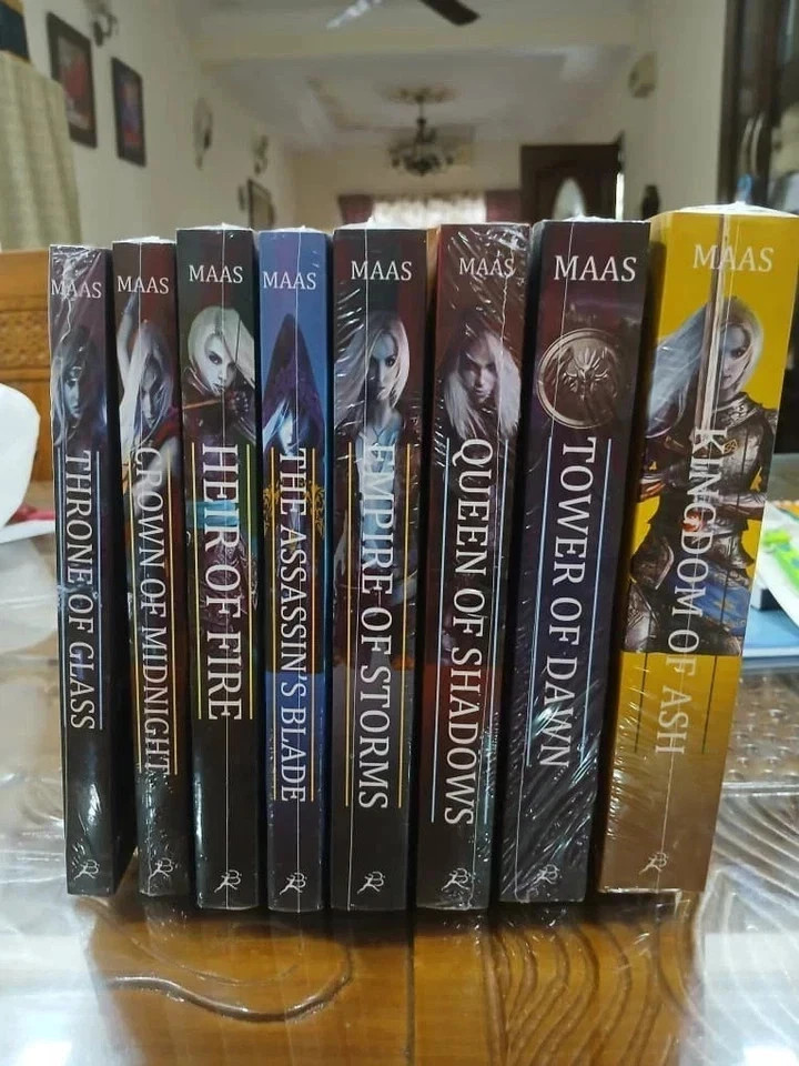 Throne Of Glass 8 Book Set By Sarah J Maas Paperback English Book Soft Cover