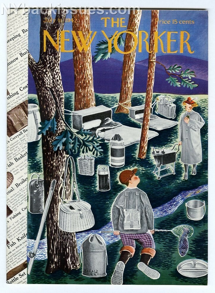 New Yorker magazine July 11 1942 Victoria Lincoln Charles Addams Arthur Kober NM