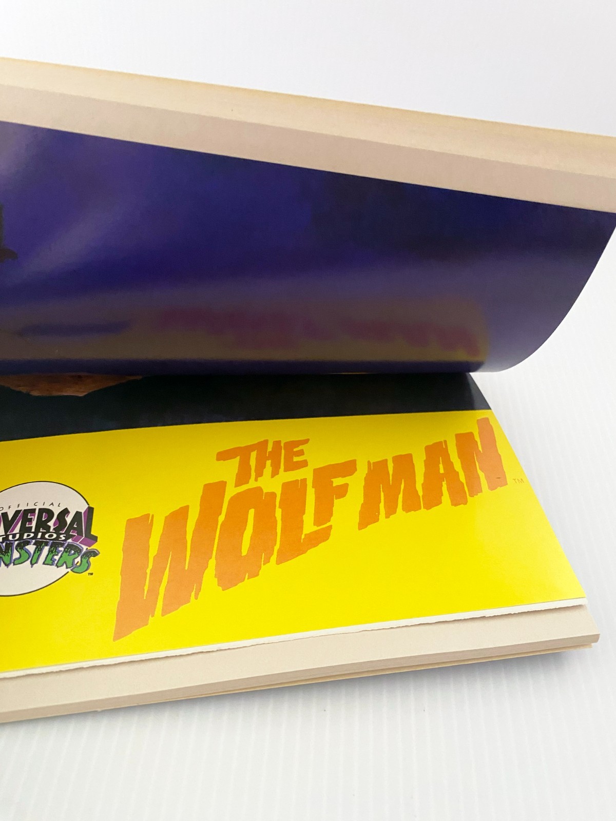 Universal Monsters The Wolf Man Novelization 1992 with Pull Out Poster Werewolf
