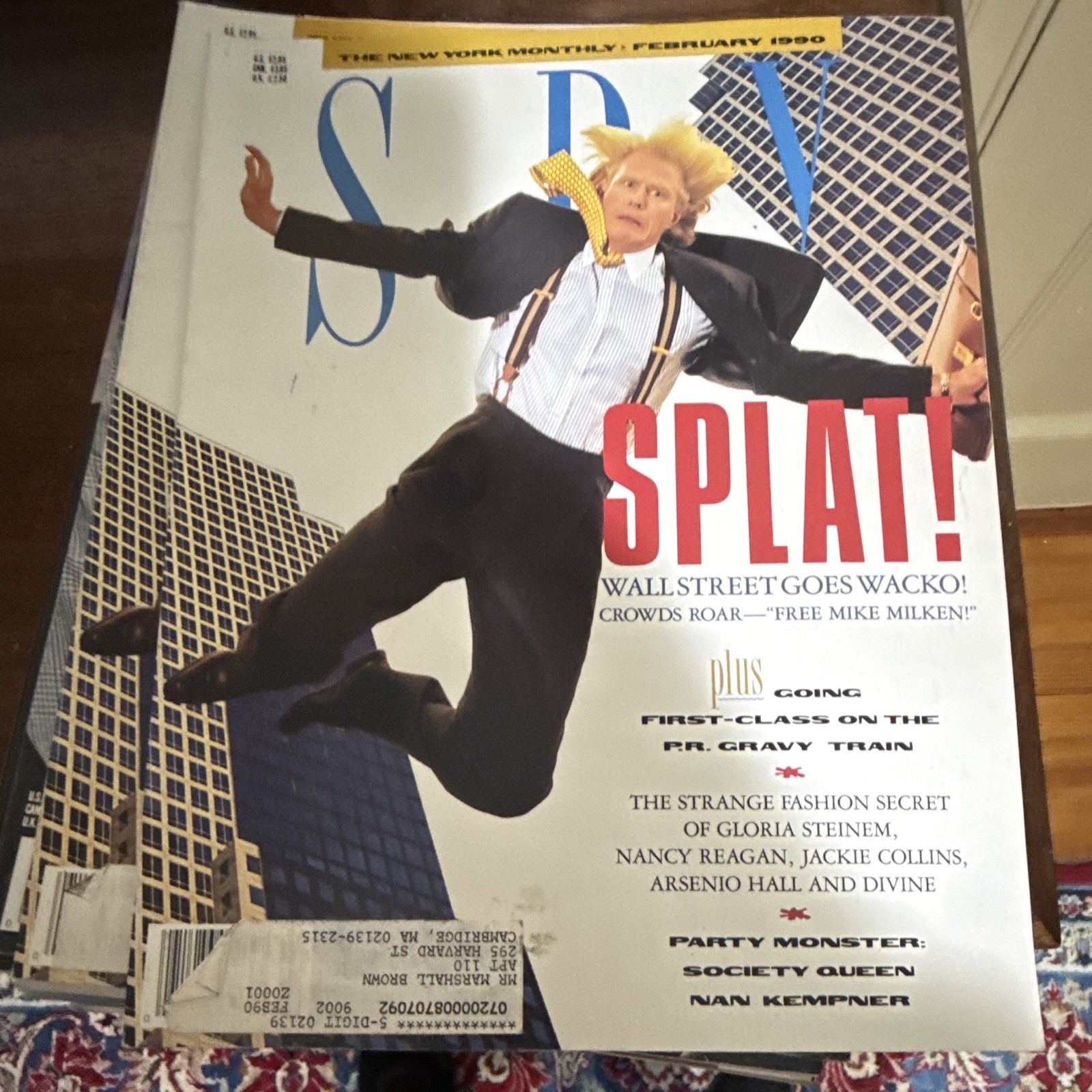 SPY Magazine Feb/May/Jun/Jul/Aug 1990 English Illustrated Monthly NY Monthly