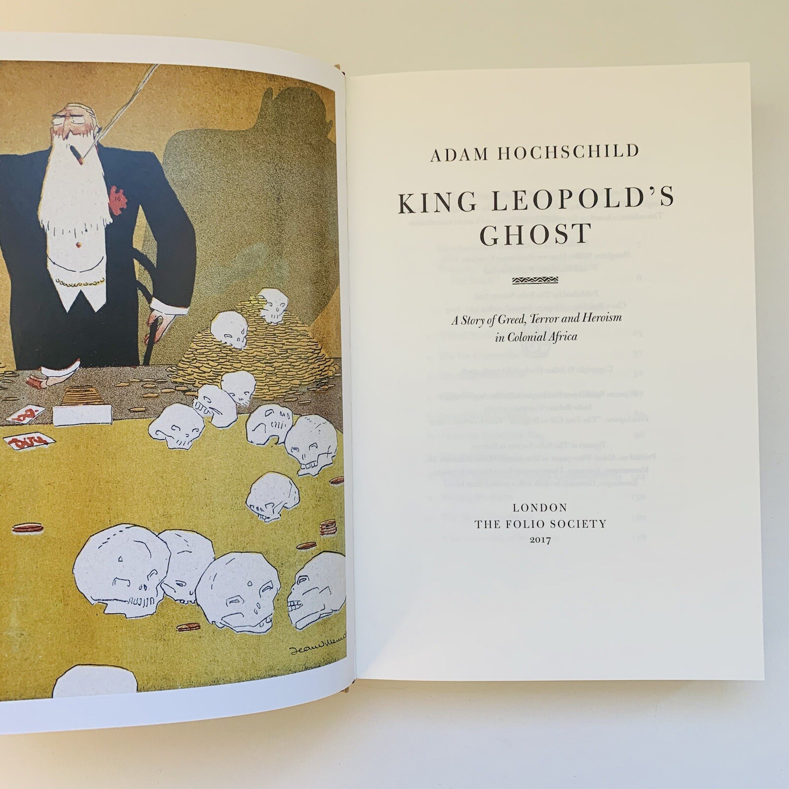 King Leopold’s Ghost | Adam Hochschild | The Folio Society | 2017 | 1st Edition