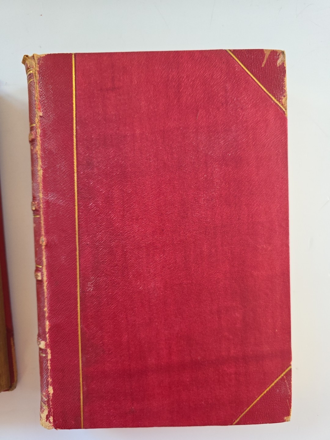 1843 Fables de La Fontaine 2 Volume Leather Set Grandville Illustrated French