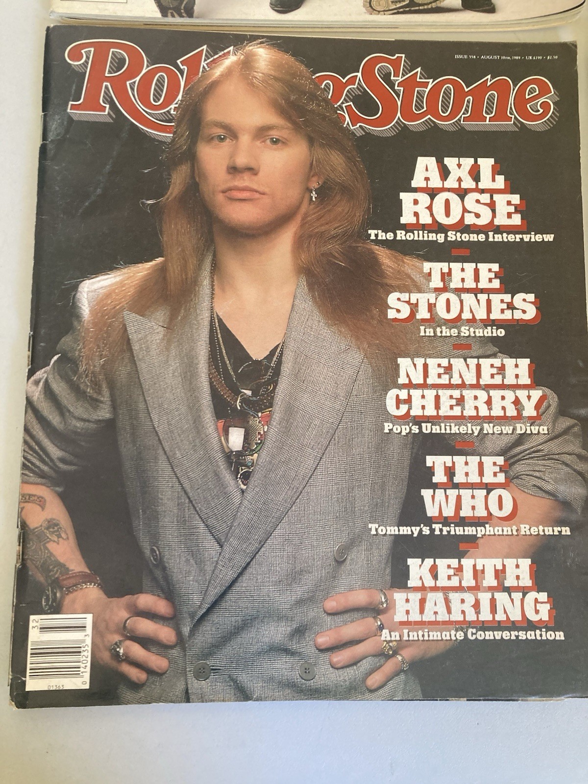 Rolling Stone ~ Guns N’s Roses & Axl Rose ~ Issues 612, 539, 627, & 558
