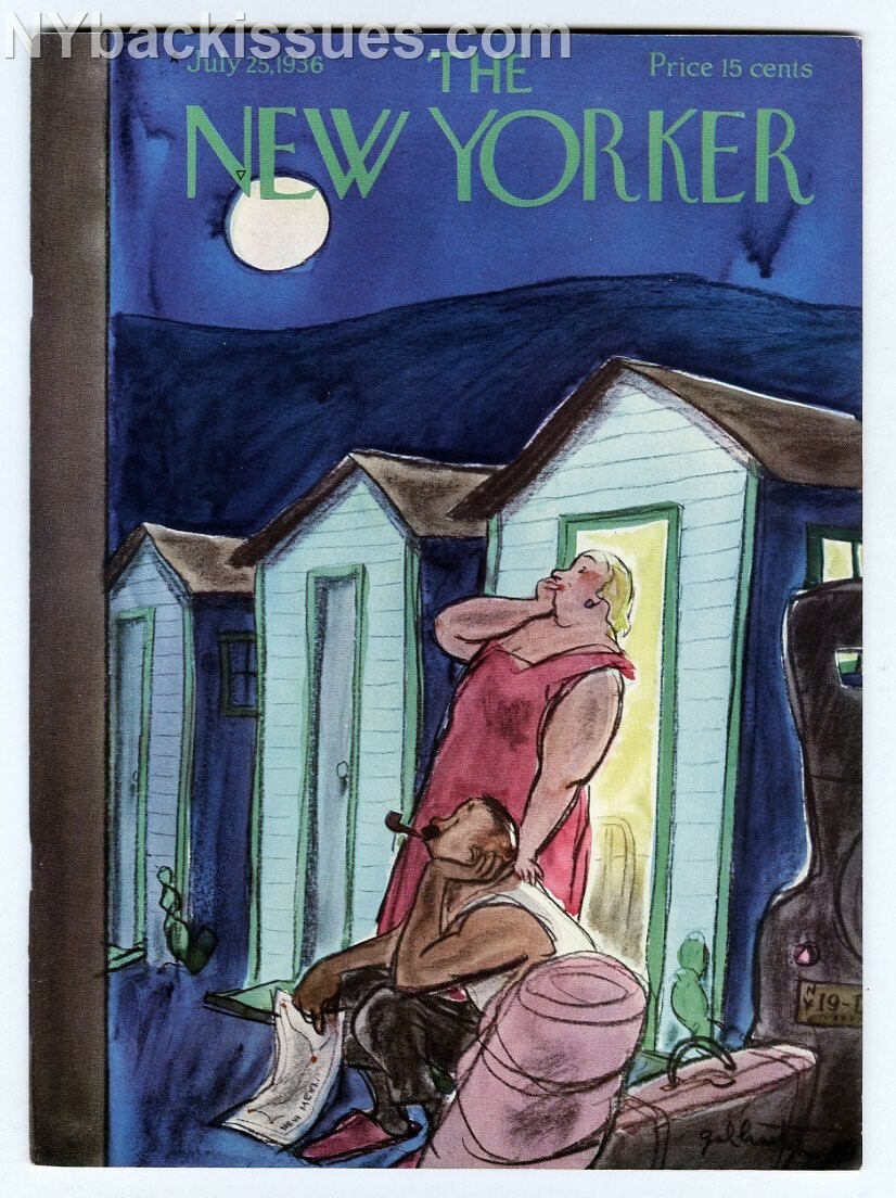 New Yorker magazine July 25 1936 Sherwood Anderson Frances Crane VF