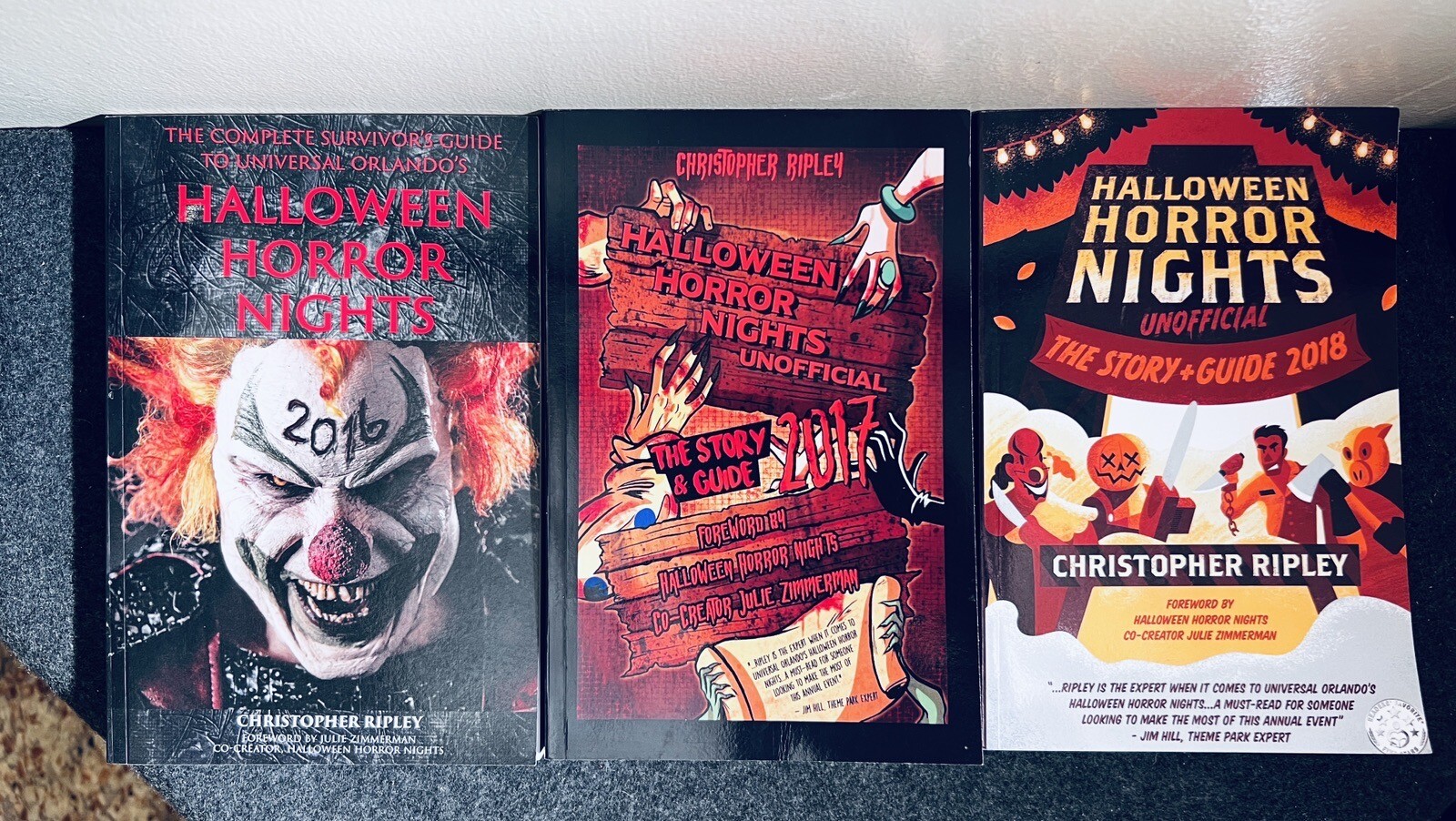 Christopher Ripley HALLOWEEN HORROR NIGHTS Unofficial Story Guide 2016/2017/2018