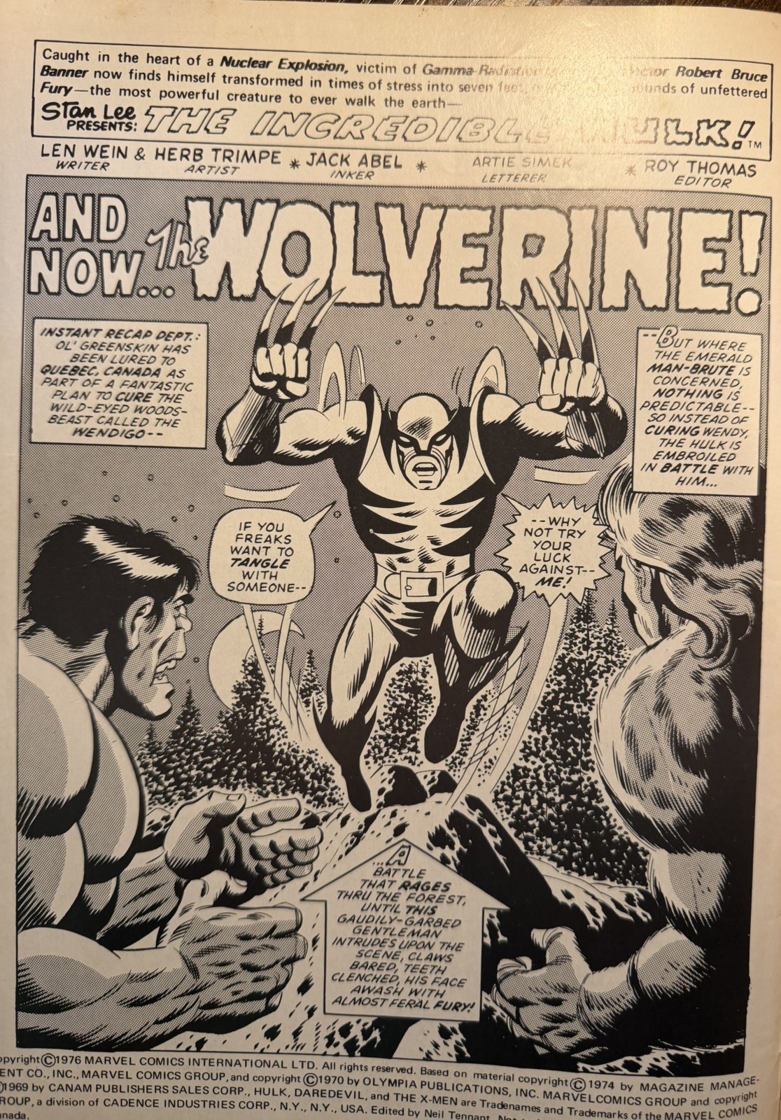 Marvel Hulk Weekly #198 1st Wolverine & Super Spider-Man #178 1st Punisher