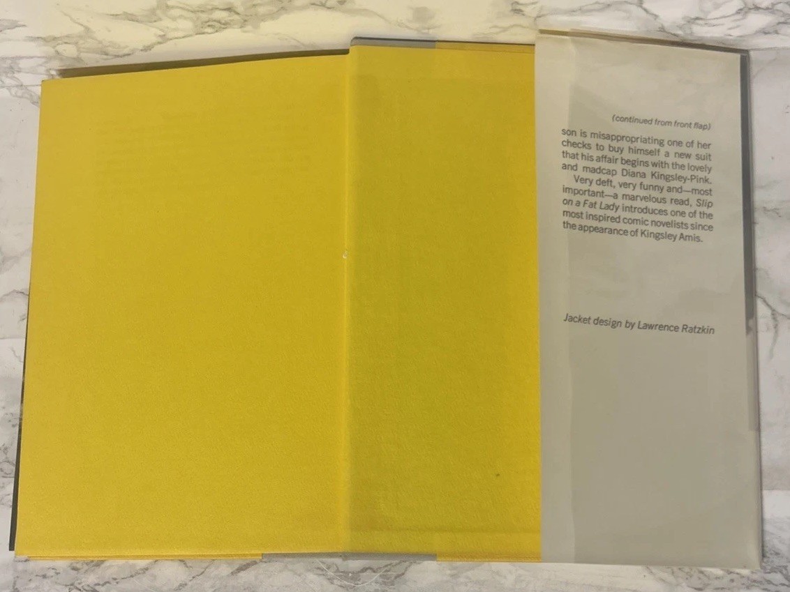Philip Norman SLIP ON A FAT LADY 1st U.S. Edition 1970