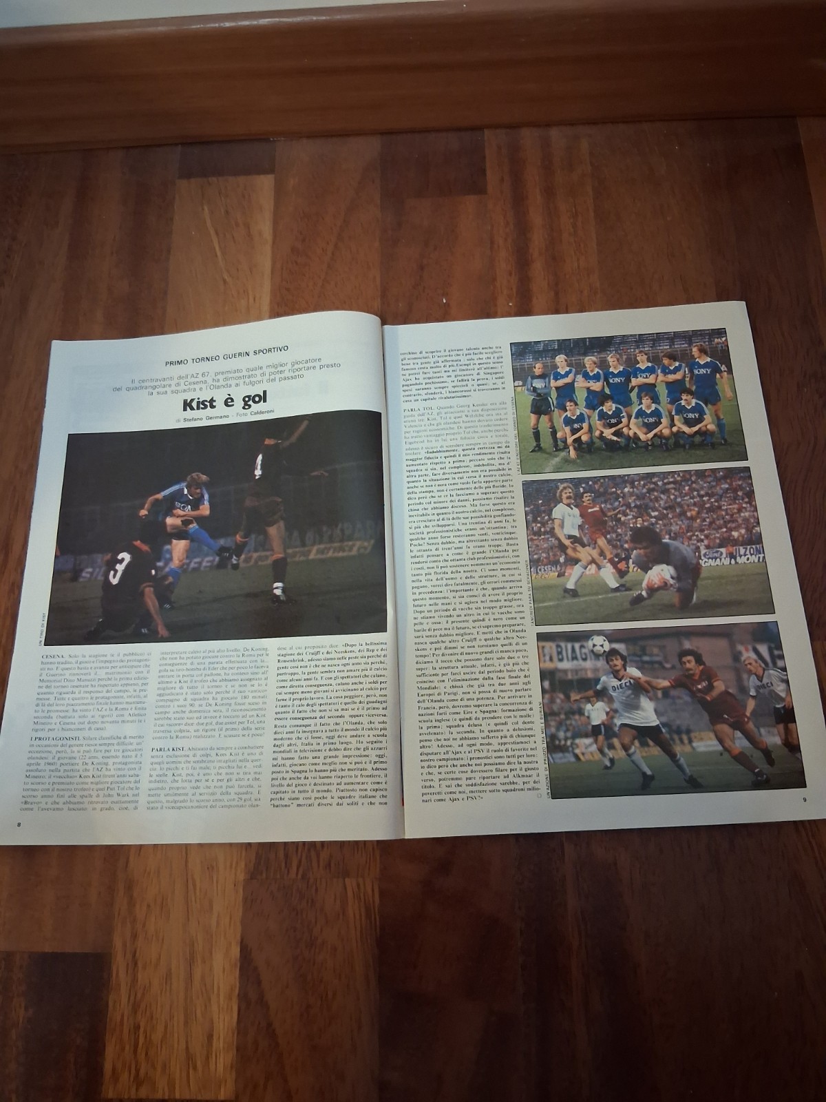 GUERIN SPORTIVO AUGUST 1982 SOCRATES, THE 1982-83 SERIE A + POSTER PASSARELLA!