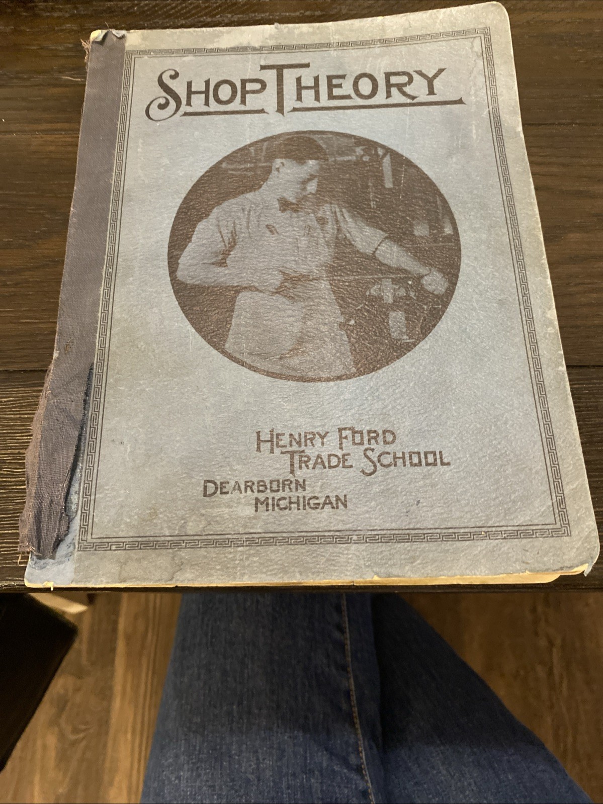 Vintage 1941 Henry Ford Trade School Shop Theory paperback book Litho USA -READ