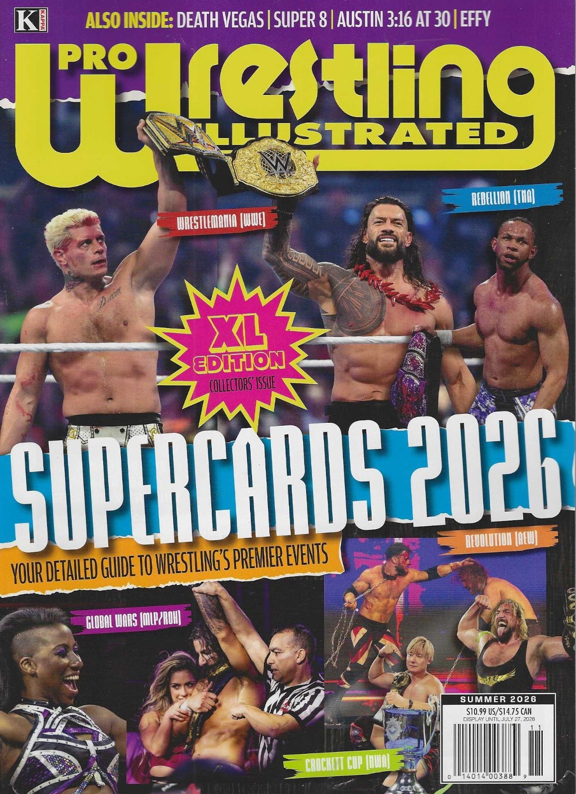 PRO Wrestling Illustrated Summer 2026: Super Cards