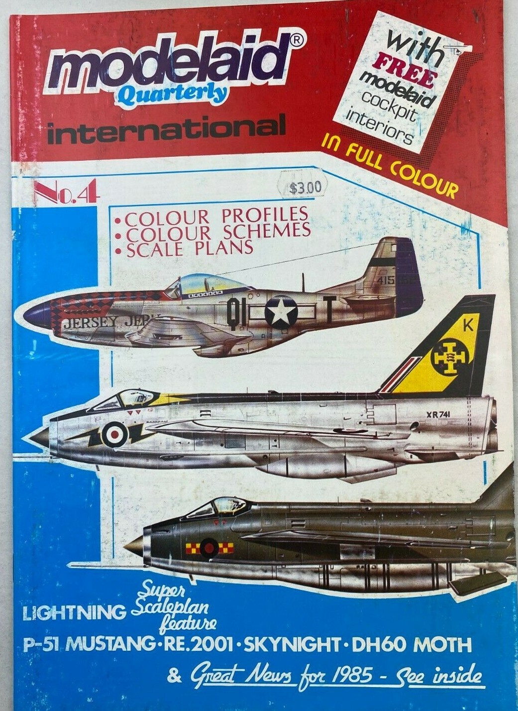 Modelaid Quarterly International Magazine No. 4 P-51 Mustang WWII Scale Planes