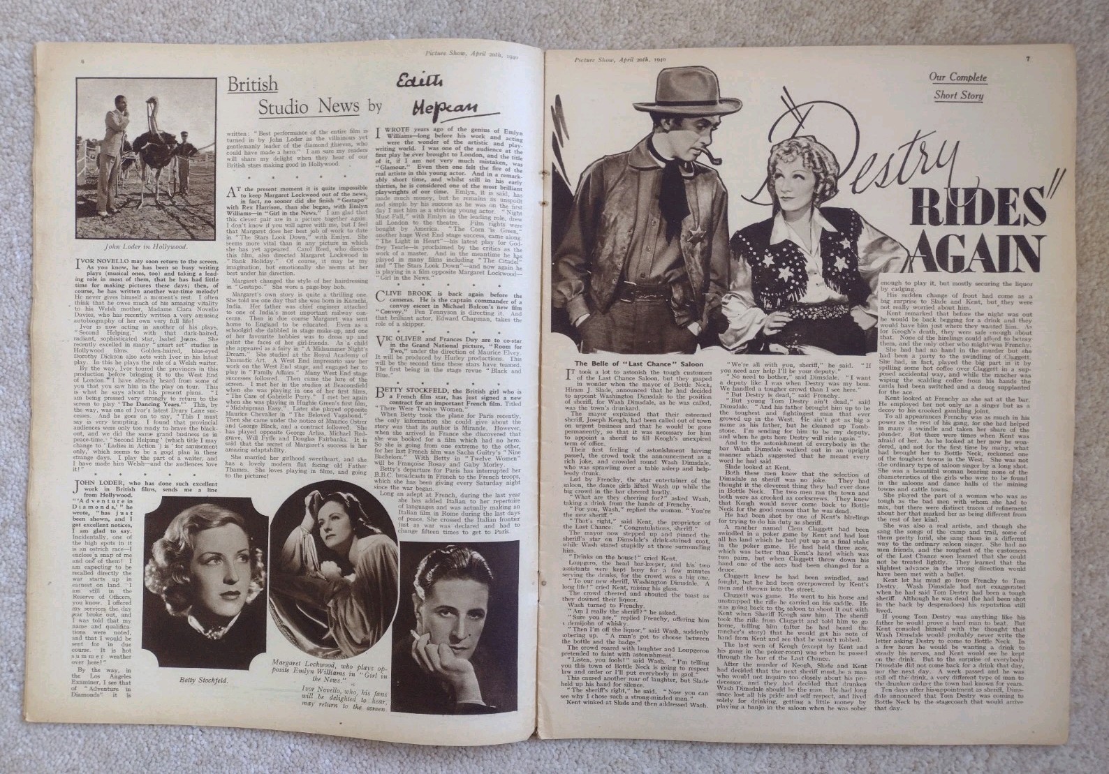 Picture Show magazine x13 1940 issues WW2 Home Front – all listed