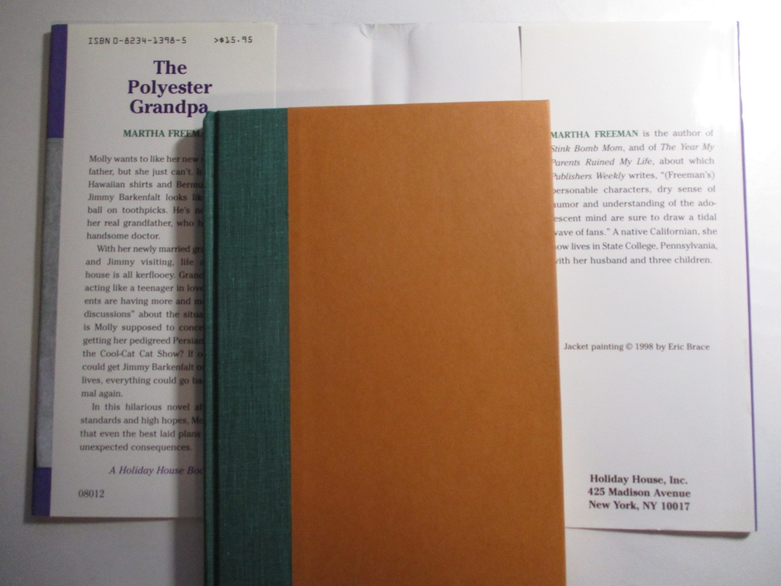 Polyester Grandpa, Martha Freeman, 1st Edition, Hardcover, DJ, 1998