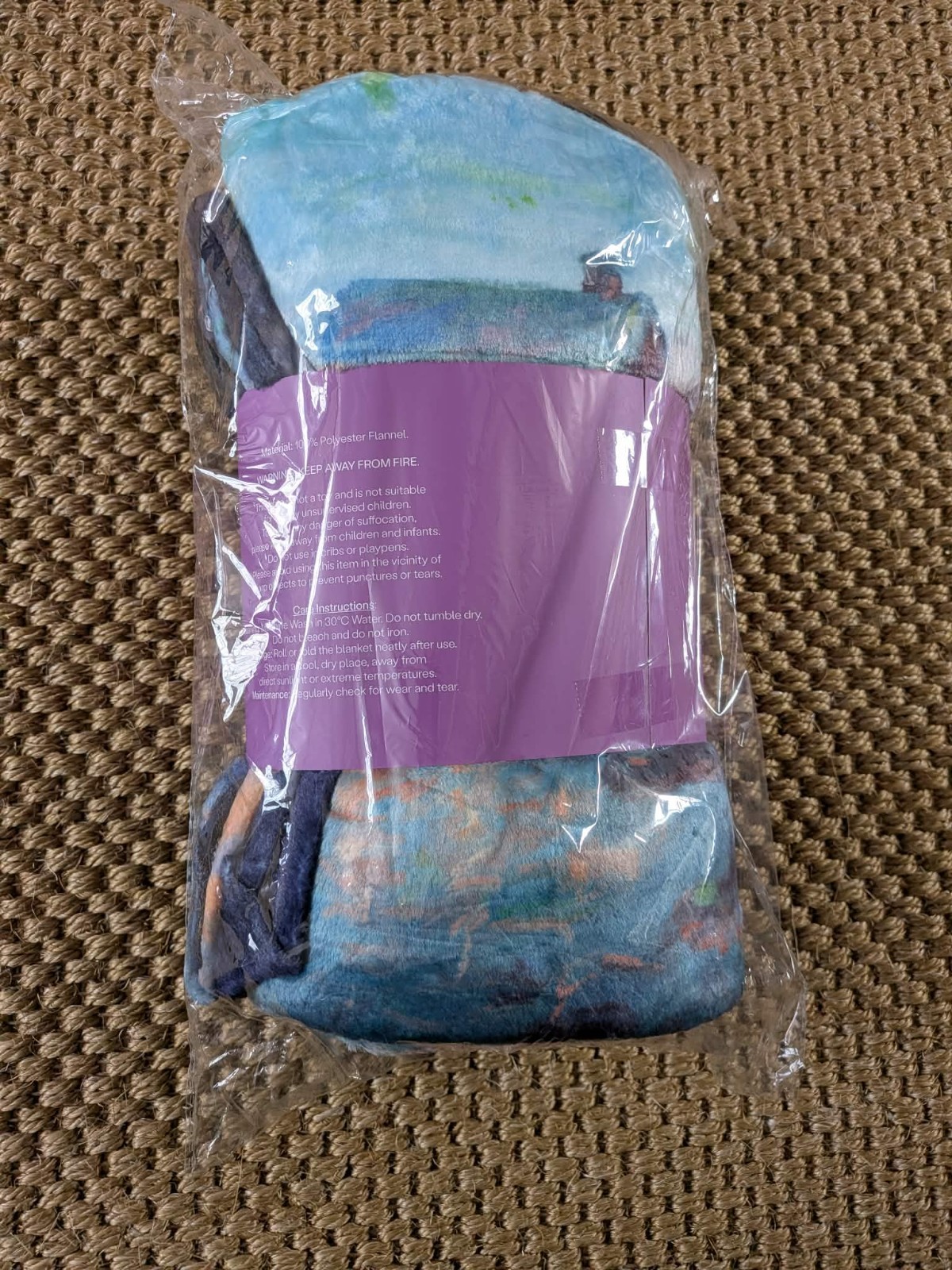 Illumicrate Celestial Night Blanket – 100% Polyester – Multi Coloured – Machine