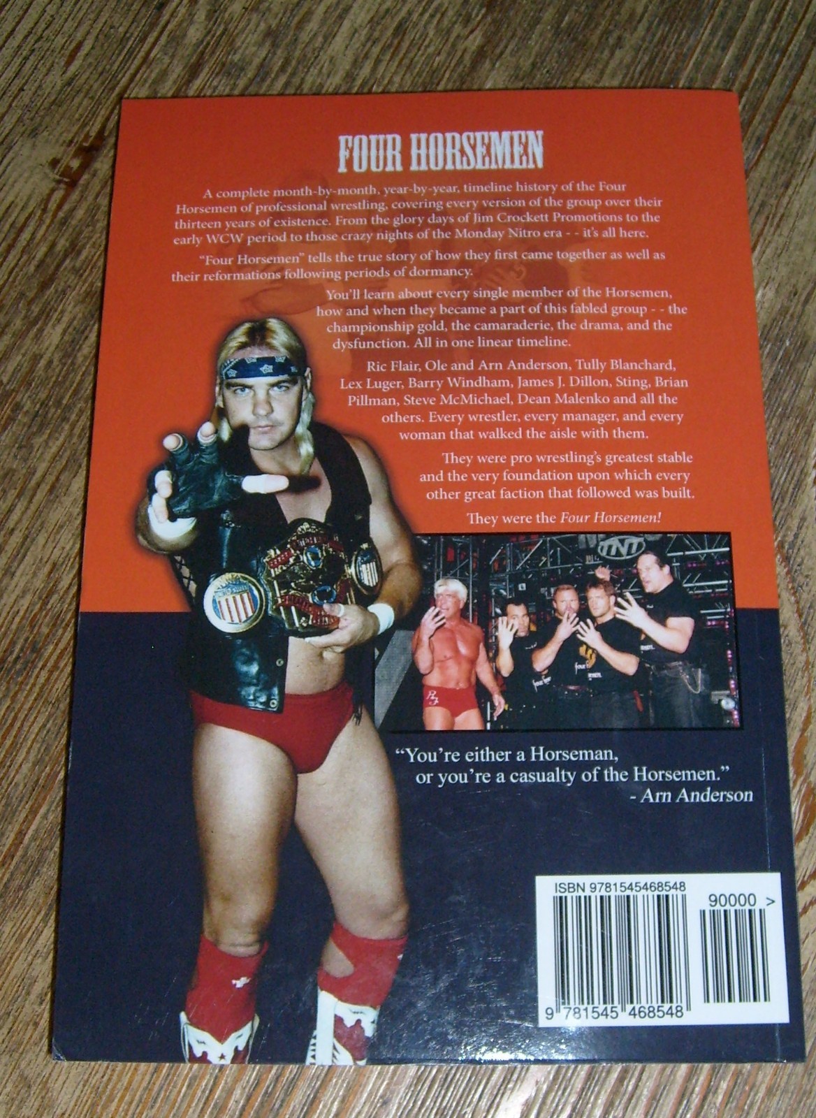 Four Horsemen by Dick Bourne 2017 Ric Flair Arn & Ole Anderson Pro Wrestling