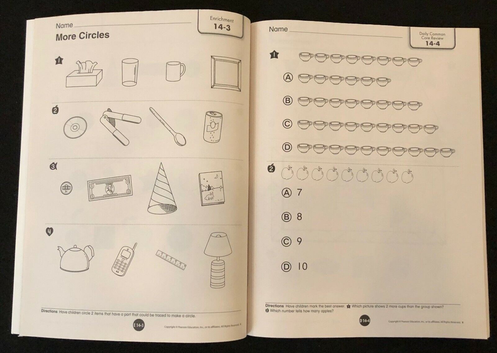 Pearson KINDERGARTEN enVision TEACHER’S RESOURCE MASTERS (2012)