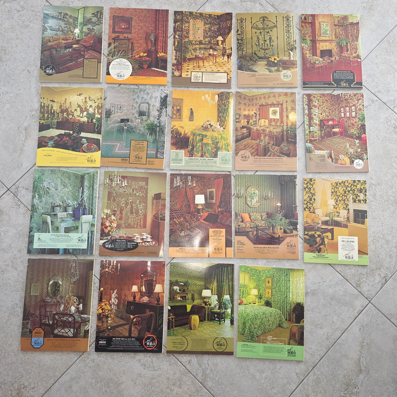 Large Lot Of 19 ARCHITECTURAL DIGEST MAGAZINES Vintage 1970’s