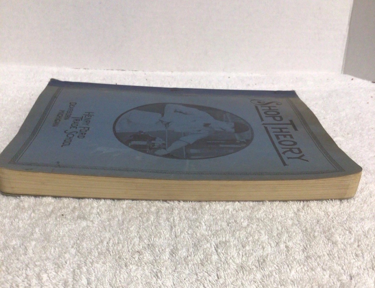 1941 Shop Theory Henry Ford Trade School Book – Dearborn Michigan – Machining…