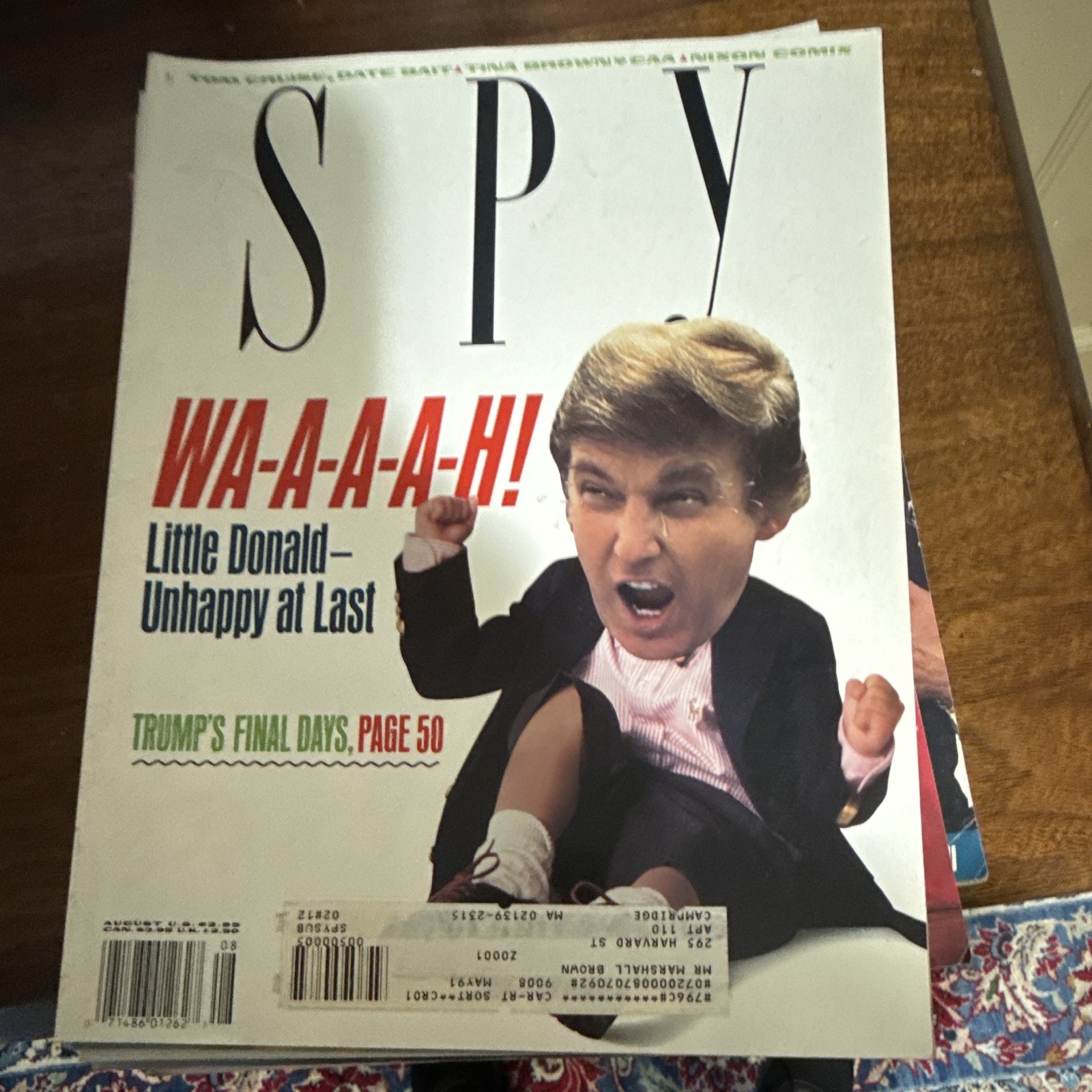 SPY Magazine Feb/May/Jun/Jul/Aug 1990 English Illustrated Monthly NY Monthly