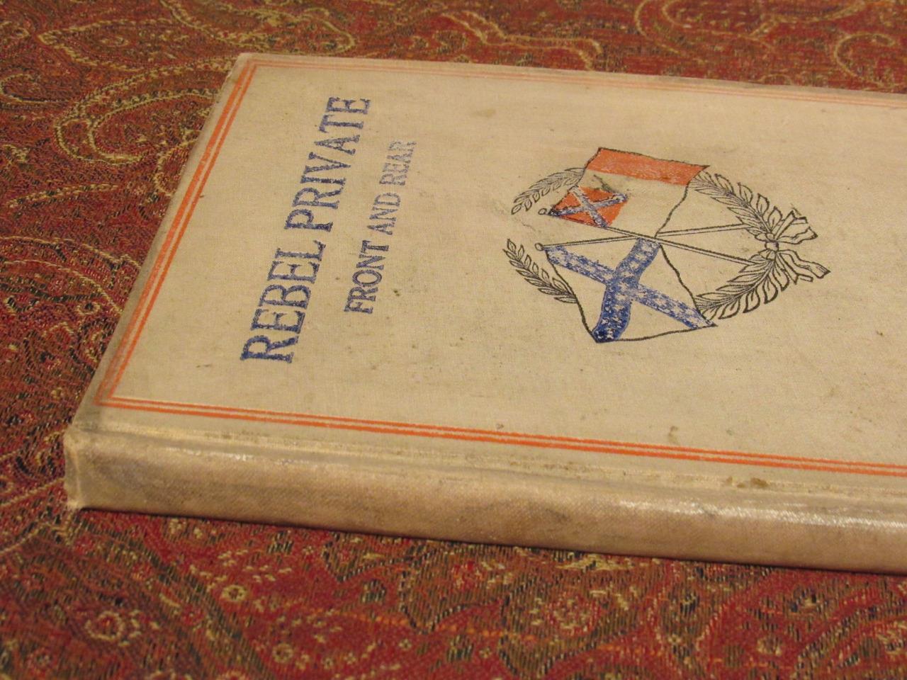 REBEL PRIVATE FRONT AND REAR – CONFEDERATE 8th TEXAS CAVALRY – FIRST EDITION