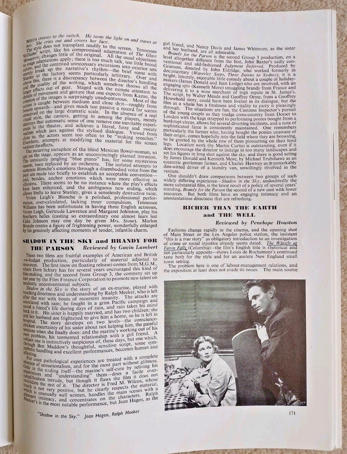 Sight and Sound 1952 full year x4 Streetcar Clair Cocteau horror Dietrich +++
