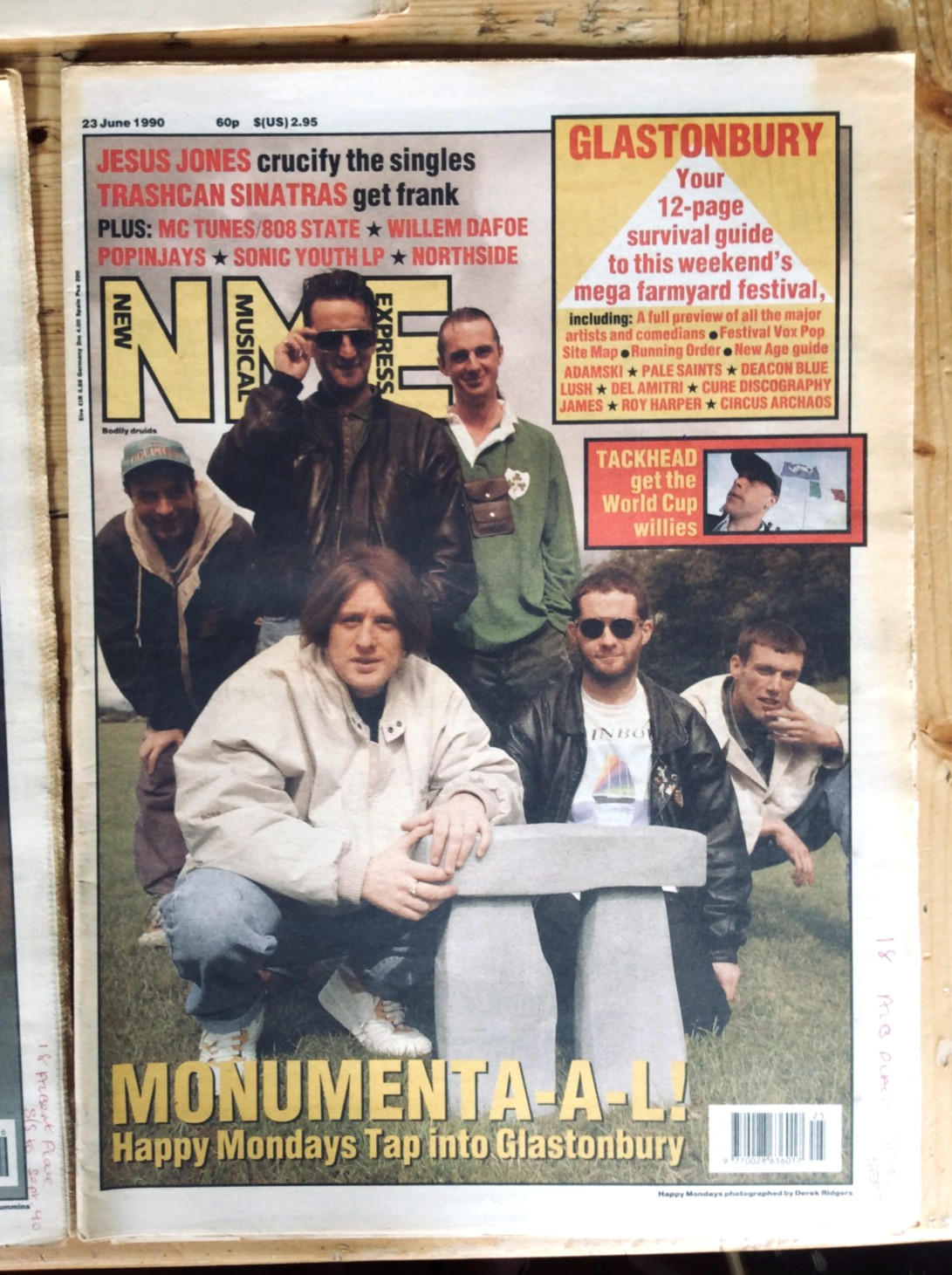 NME. New Musical Express Magazines. June 1990. Five issues. Two with Posters.