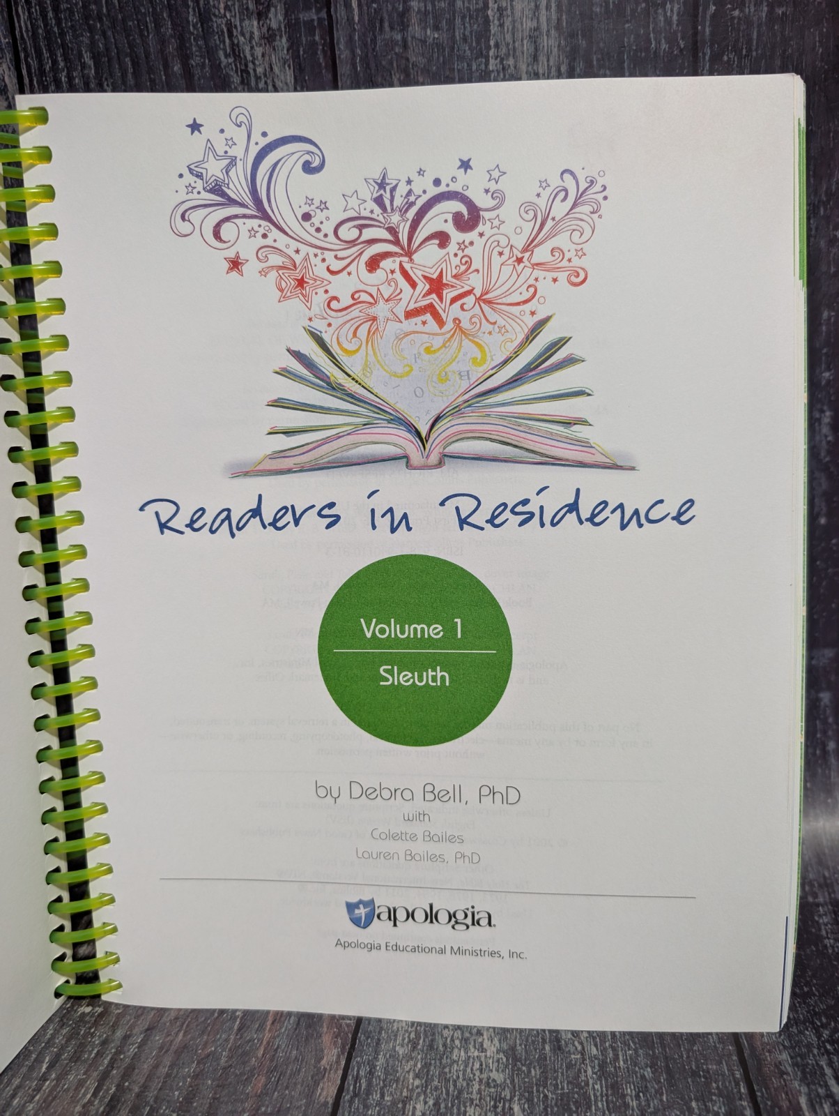 Readers in Residence 4th Grade Vol 1 All in One Student Text Workbook Bell