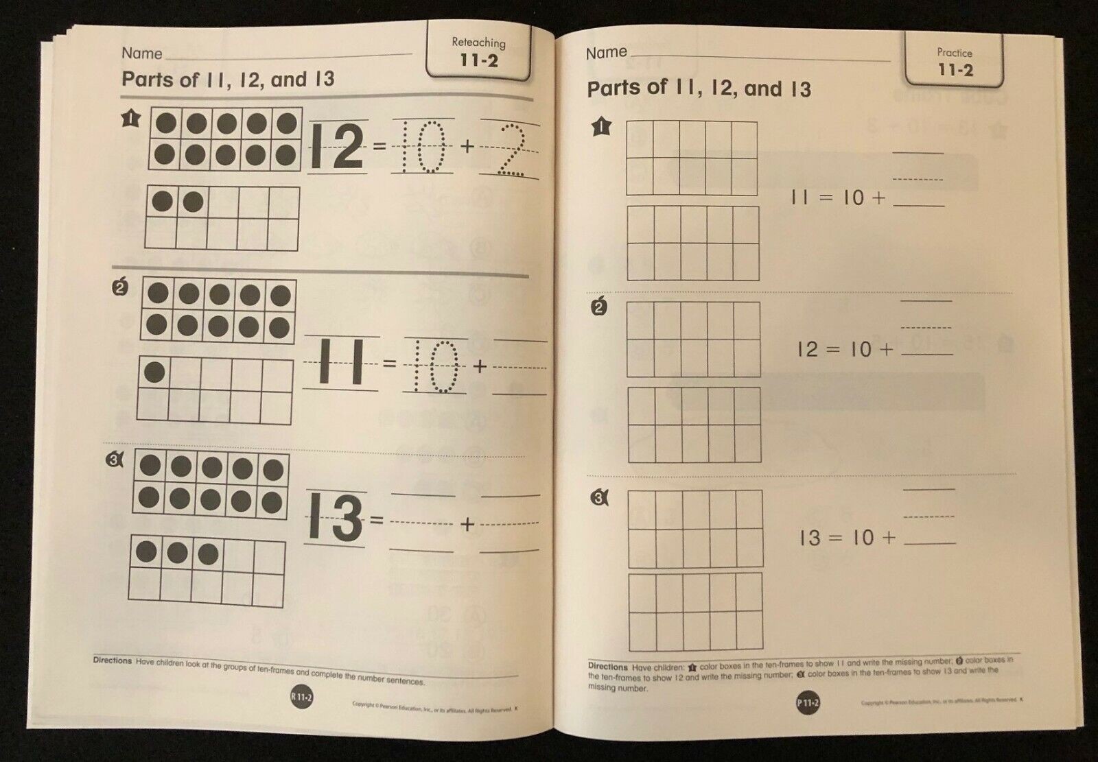 Pearson KINDERGARTEN enVision TEACHER’S RESOURCE MASTERS (2012)