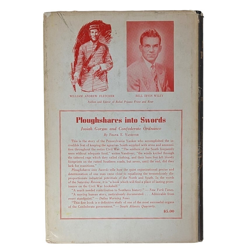 REBEL PRIVATE FRONT & REAR Wm A Fletcher 1954 HC DJ VG B.I. Wiley Texas Press