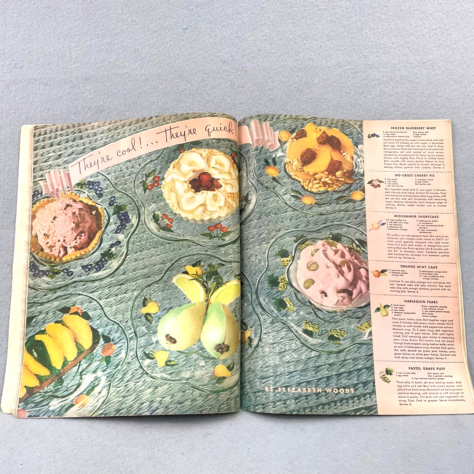 1943 McCalls Magazine August Historic Interview-Madame Chang, Food 80+ Years