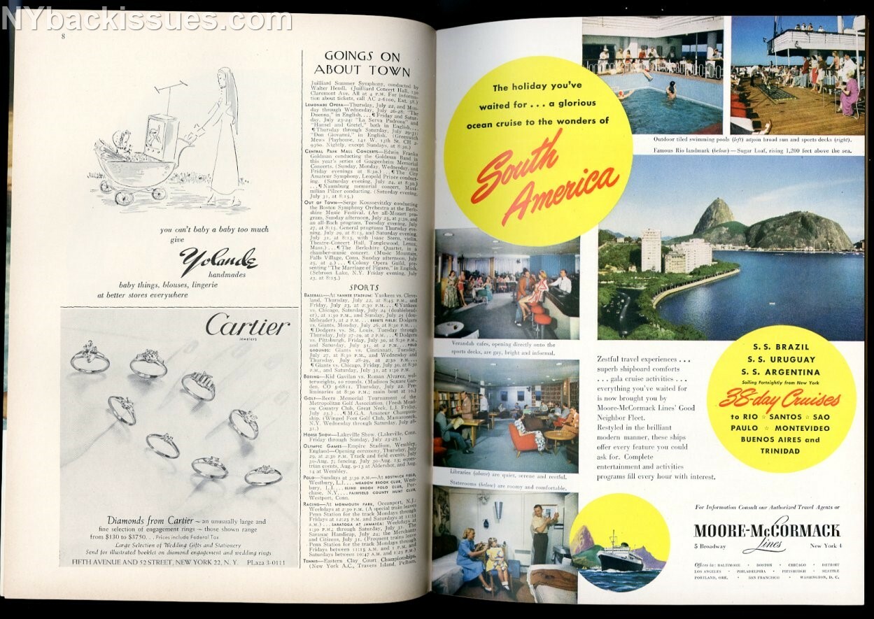 New Yorker magazine July 24 1948 Jessamyn West Elizabeth Bishop MINT
