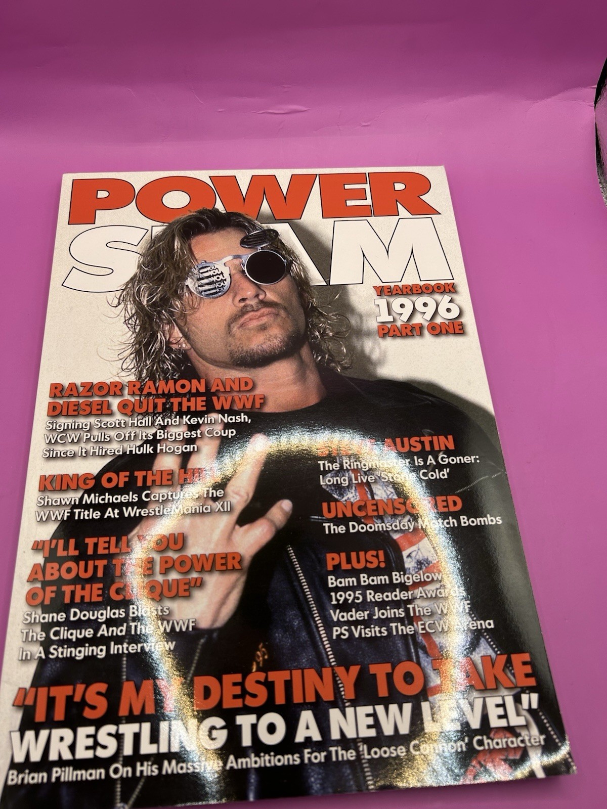 Rare Power Slam Magazine – The 1996 Yearbook, Wrestling Coverage Brian Pillman