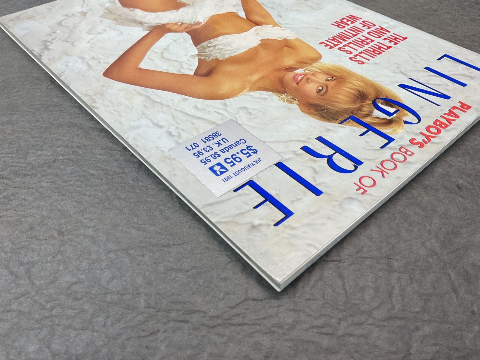 Playboy Press Special Edition Magazine Playboy’s Book of Lingerie Jul Aug 1991