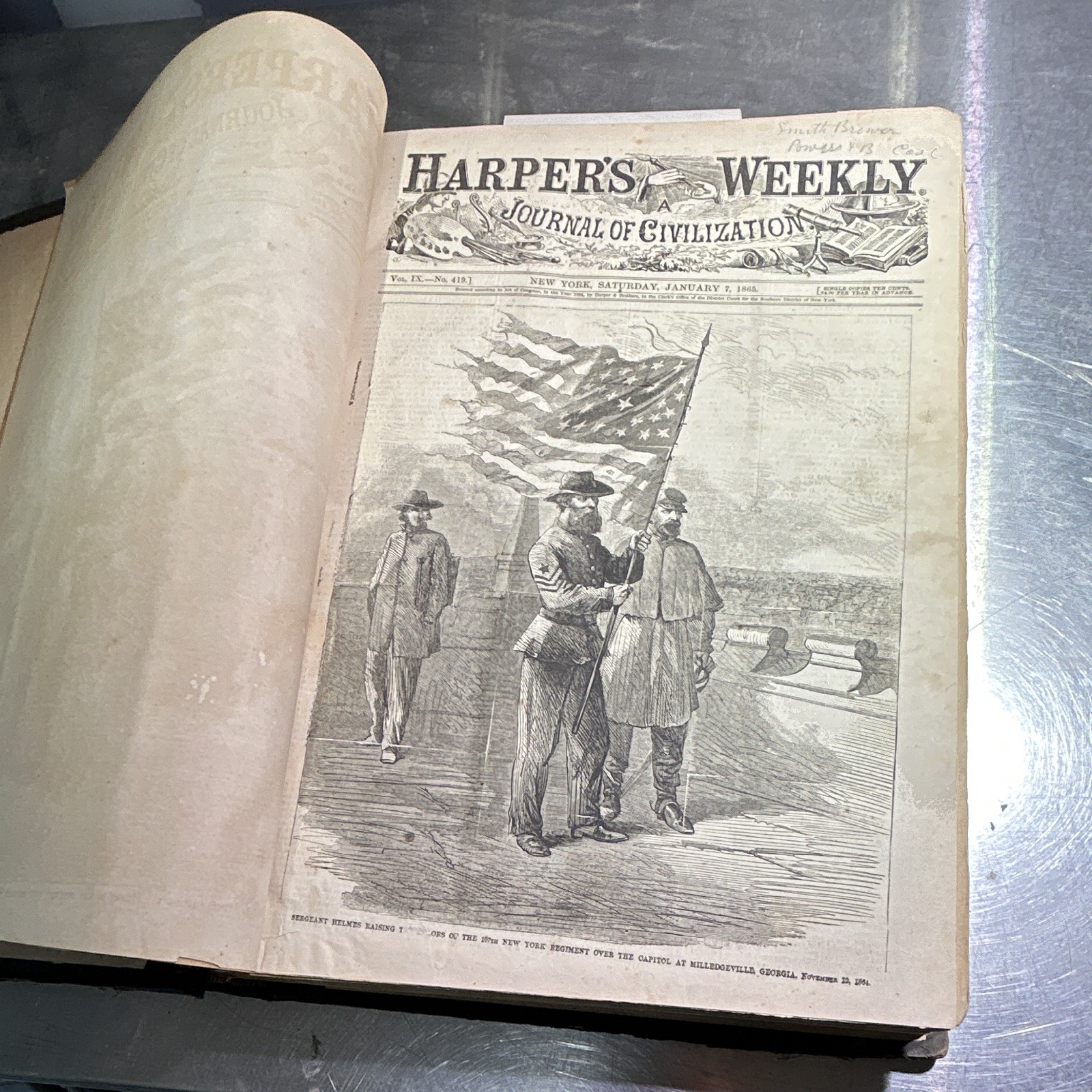 Harper’s Weekly Bound Volume IX Full Year 1865 Civil War Lincoln Assassination