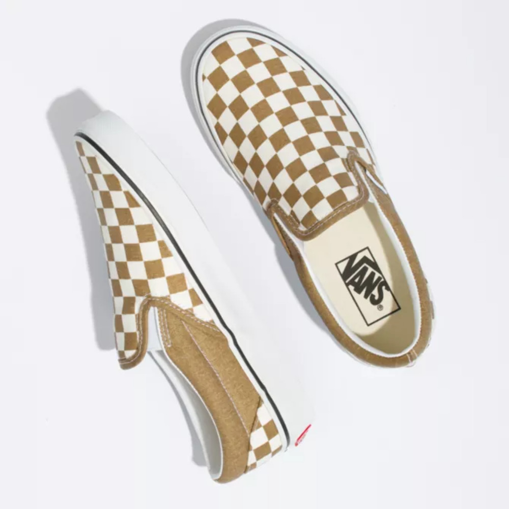 Vans Checkerboard Classic Slip-On Bronze Age Lurex Sparkle/True White VN0A33TB9E