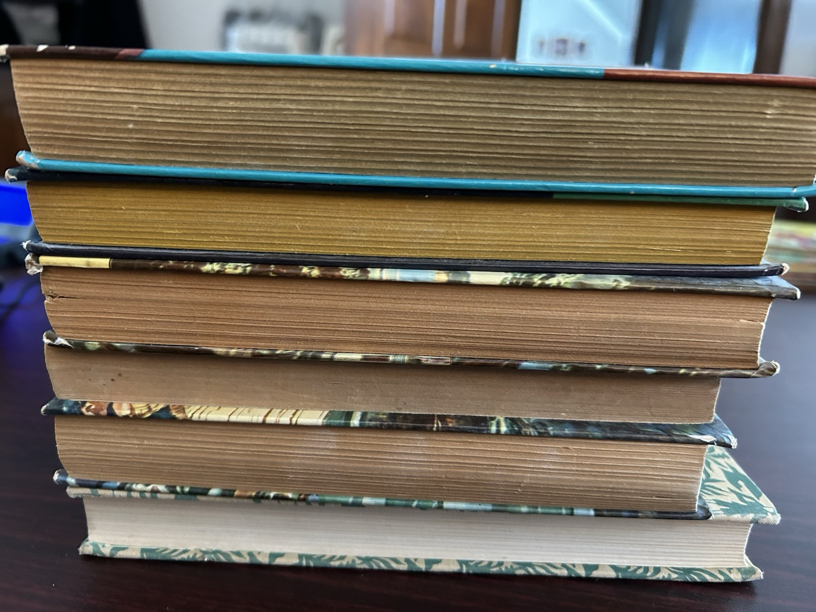 #584 6 Books Robinson Crusoe, Huck Finn , Tom Sawyer,Davy Crockett & More !