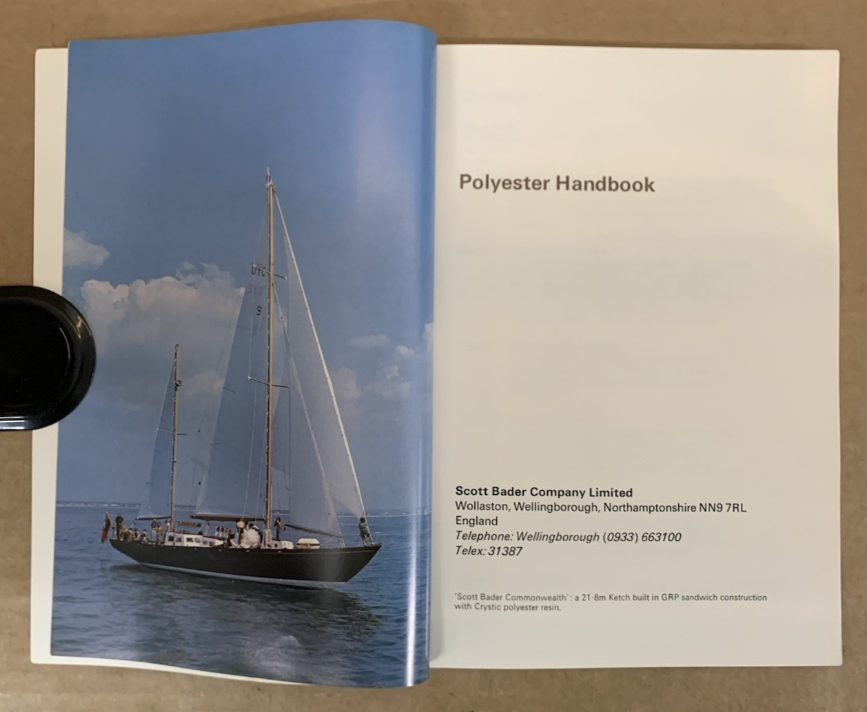 Crystic Polyester Handbook – Scott Bader – Paperback – 1986