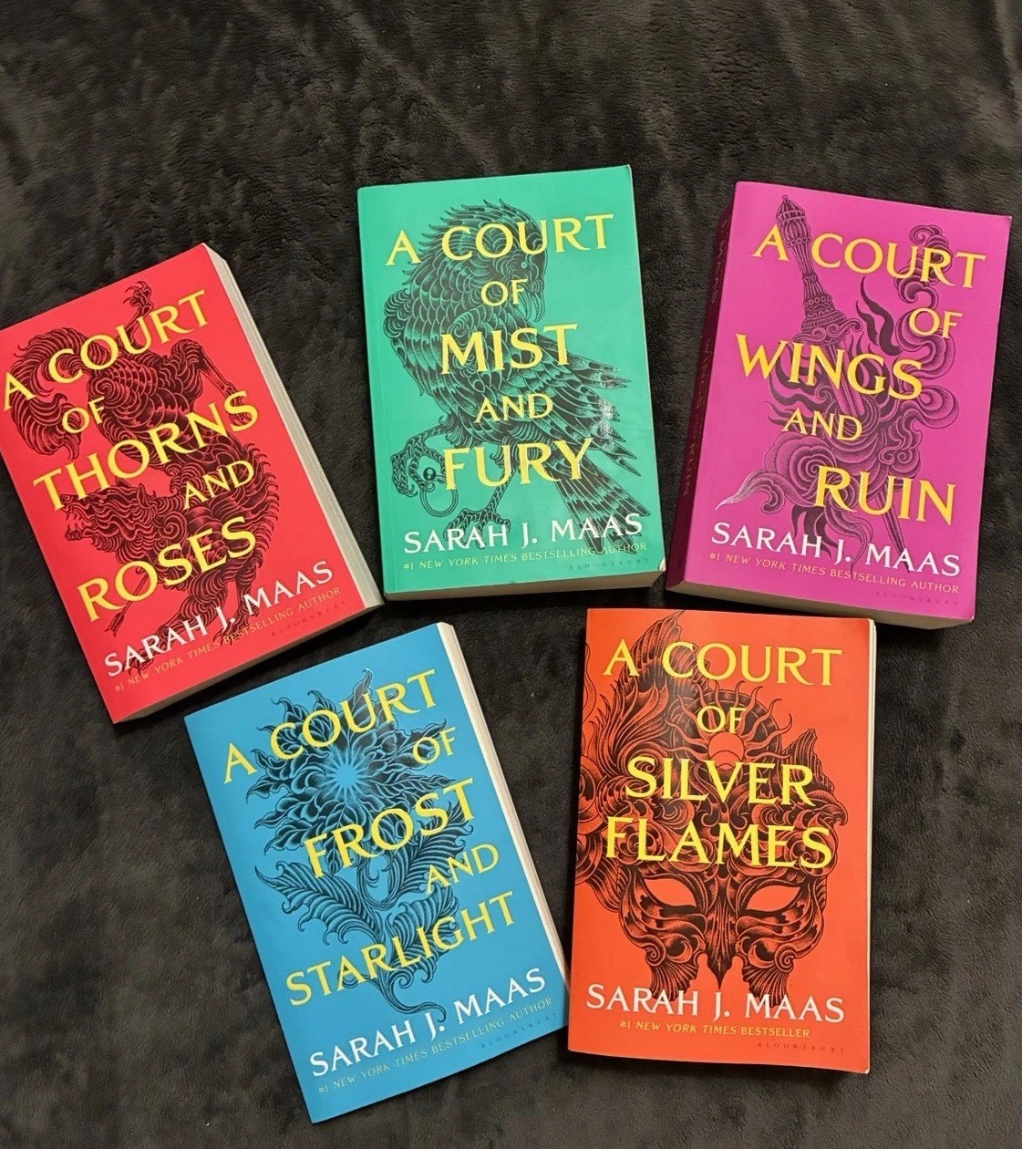 Sarah J. Maas A Court of Thorns and Roses Set of 5 Books Paperback