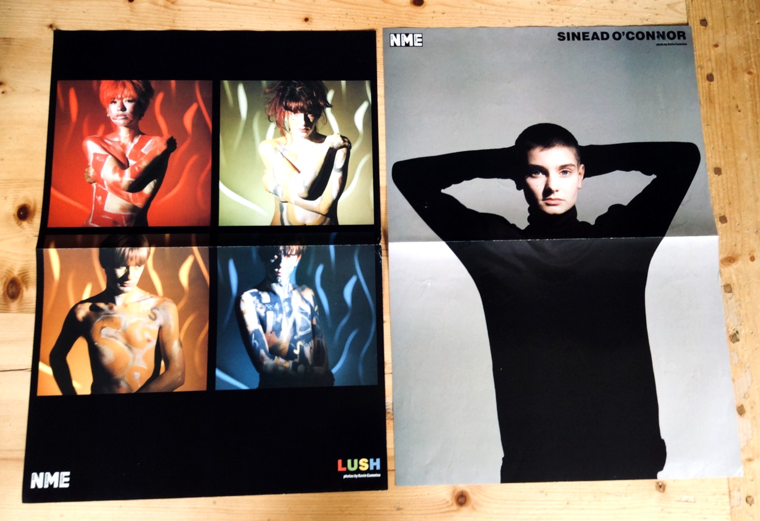 NME. New Musical Express Magazines. June 1990. Five issues. Two with Posters.