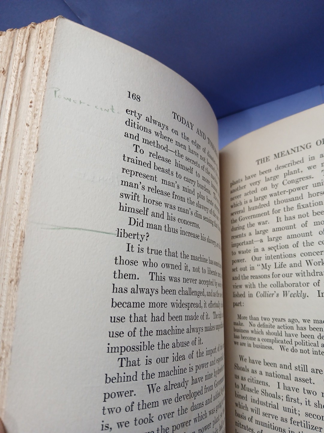 1926 1st Edition of Today and Tomorrow by Henry Ford Doubleday Hardcover