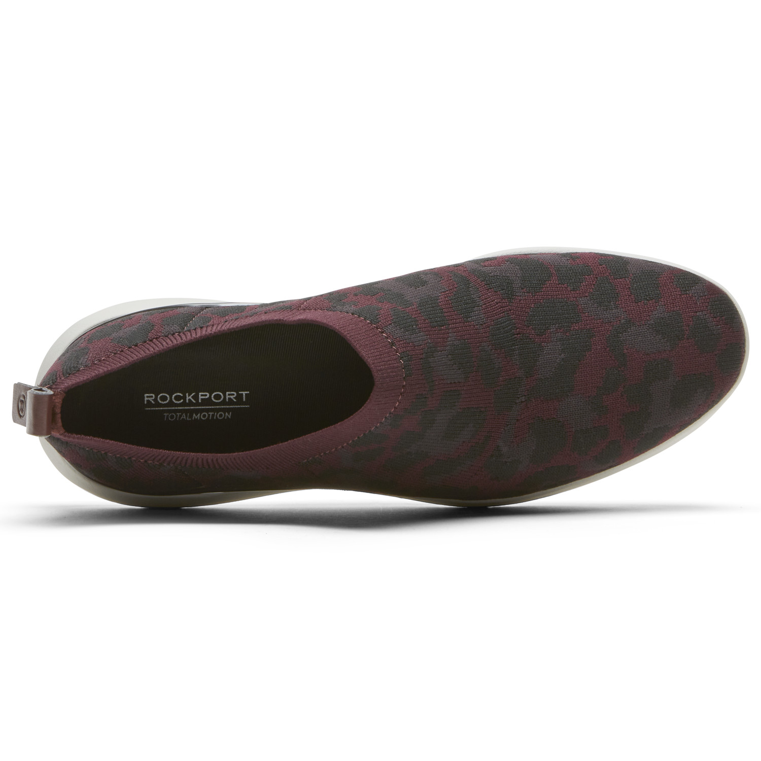 Rockport Women’s Total Motion Sport High Slip-On Oxblood Leopard CI6863