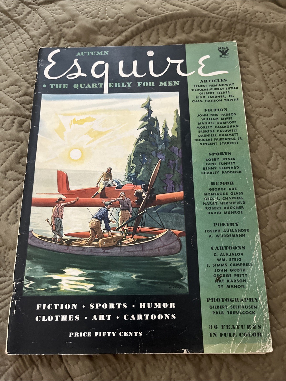 First Issue – Esquire Magazine, Quarterly for Men | Autumn 1933 Issue 1
