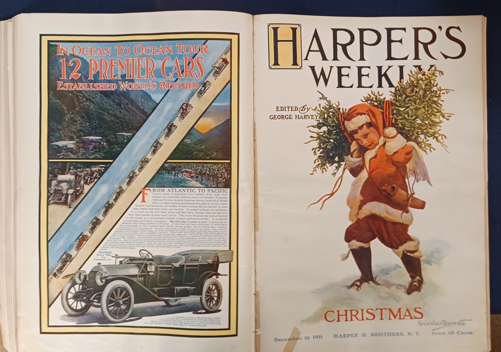 Harper’s Weekly News Magazine Jul-Dec 1911 Half Year Bound