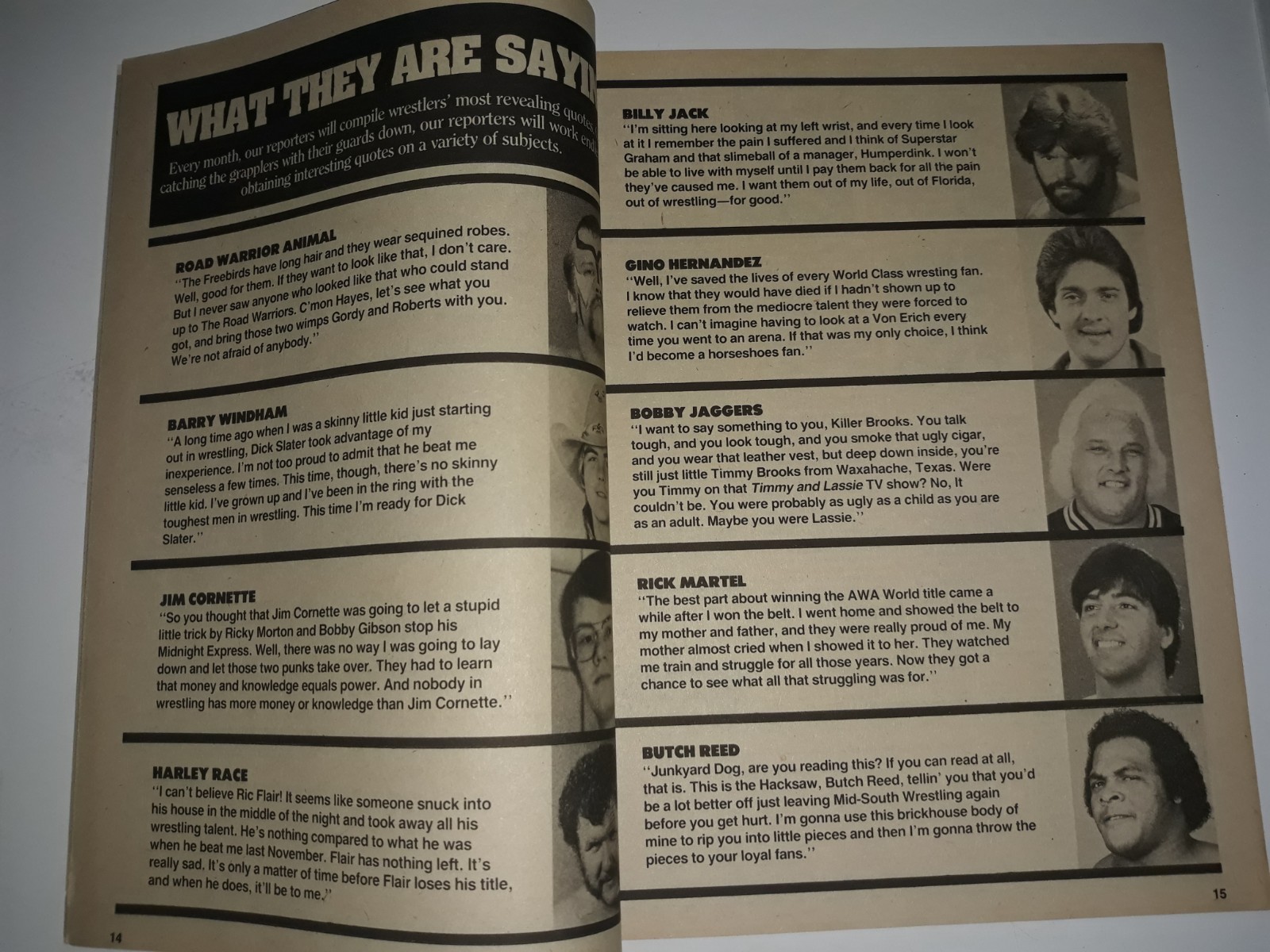Pro Wrestling Illustrated November 1984 Magazine Sgt. Slaughter Rick Martel PWI