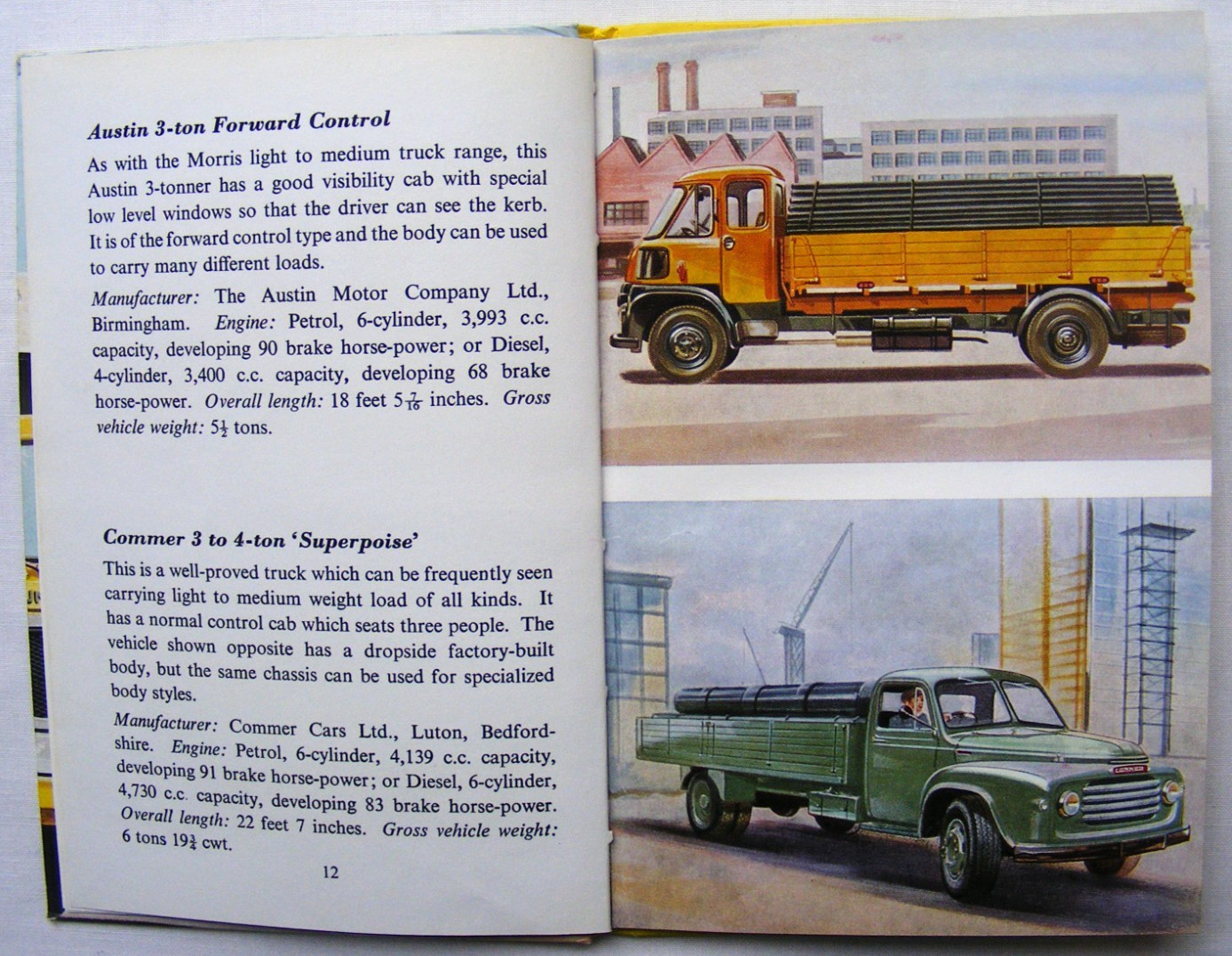 Ladybird Book – Commercial Vehicles-Recognition Series 584-Good/VGC +FREE COVER+